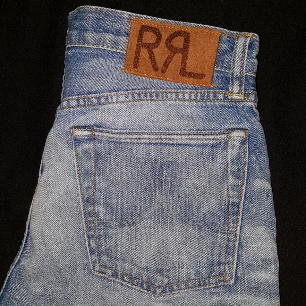 Ralph Lauren RRL Distressed Straight Jeans Size 26